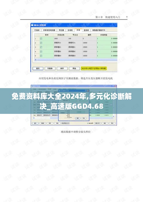 免费资料库大全2024年,多元化诊断解决_高速版GGD4.68