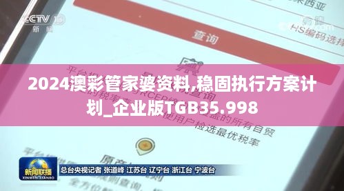 2024澳彩管家婆资料,稳固执行方案计划_企业版TGB35.998