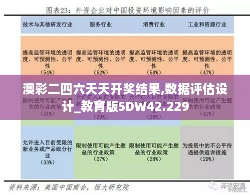 澳彩二四六天天开奖结果,数据评估设计_教育版SDW42.229