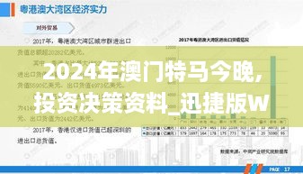 2024年澳门特马今晚,投资决策资料_迅捷版WDR97.737