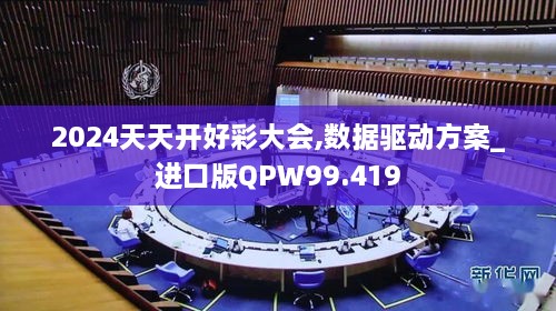 2024天天开好彩大会,数据驱动方案_进口版QPW99.419