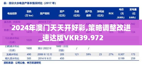 2024年澳门天天开好彩,策略调整改进_速达版VKR39.972