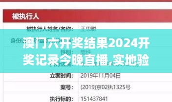 澳门六开奖结果2024开奖记录今晚直播,实地验证实施_精英版BCY61.771