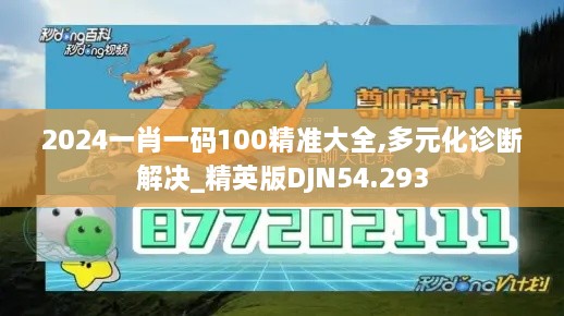 2024一肖一码100精准大全,多元化诊断解决_精英版DJN54.293