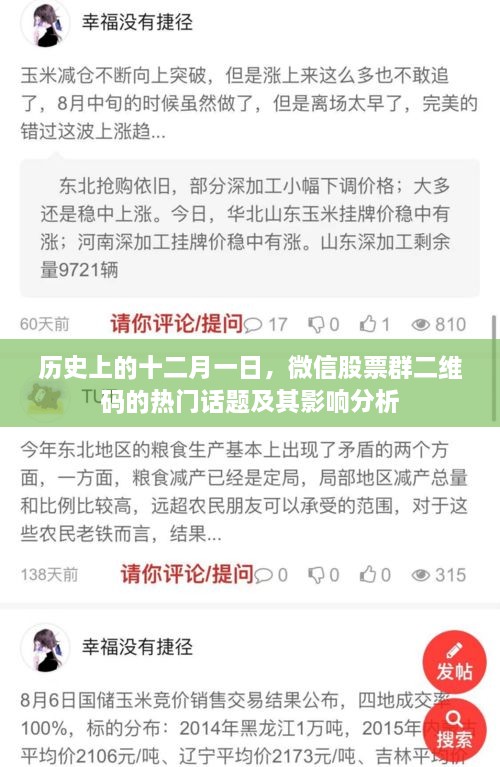 微信股票群二维码热门话题的历史影响分析