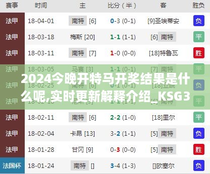 2024今晚开特马开奖结果是什么呢,实时更新解释介绍_KSG31.952优选版