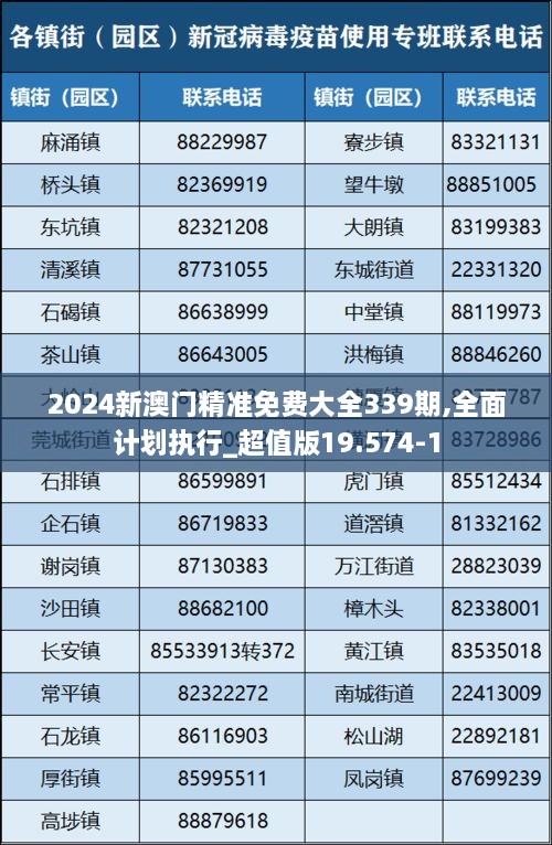 2024新澳门精准免费大全339期,全面计划执行_超值版19.574-1