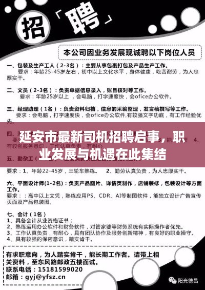 延安市最新司机招聘启事，职业发展与机遇集结地