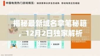 揭秘最新域名秘籍，独家解析，掌握未来机遇（12月2日）