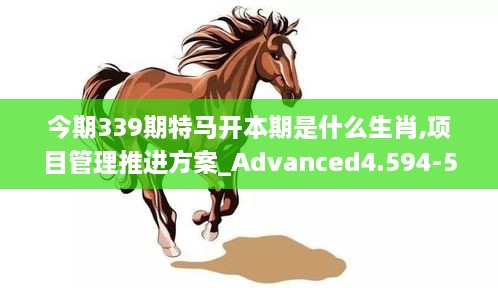 今期339期特马开本期是什么生肖,项目管理推进方案_Advanced4.594-5