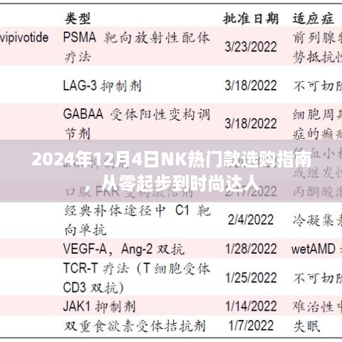 2024年NK热门款选购指南，从新手到时尚达人的必备指南