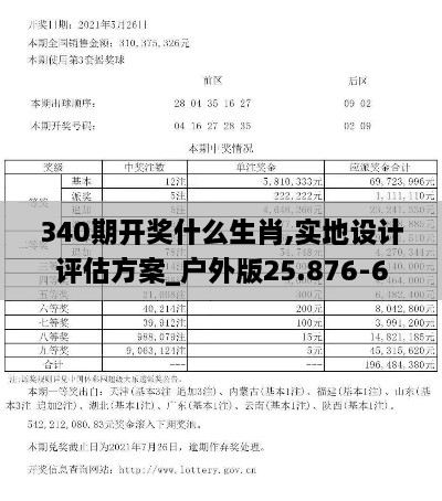 340期开奖什么生肖,实地设计评估方案_户外版25.876-6