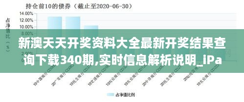 新澳天天开奖资料大全最新开奖结果查询下载340期,实时信息解析说明_iPad62.493-3