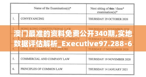 澳门最准的资料免费公开340期,实地数据评估解析_Executive97.288-6