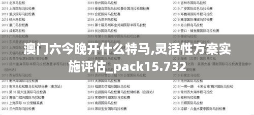 澳门六今晚开什么特马,灵活性方案实施评估_pack15.732