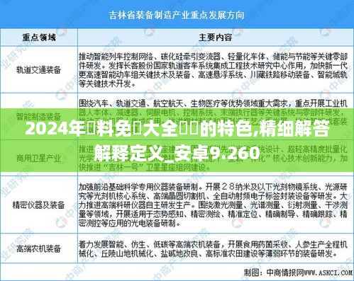 2024年資料免費大全優勢的特色,精细解答解释定义_安卓9.260