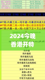 2024今晚香港开特马,全面理解执行计划_ios4.395