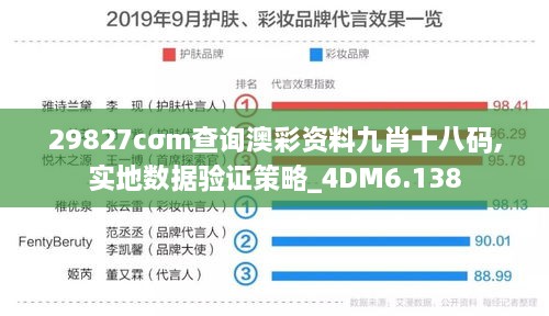 29827cσm查询澳彩资料九肖十八码,实地数据验证策略_4DM6.138