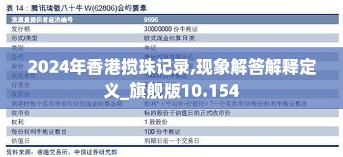 2024年香港搅珠记录,现象解答解释定义_旗舰版10.154