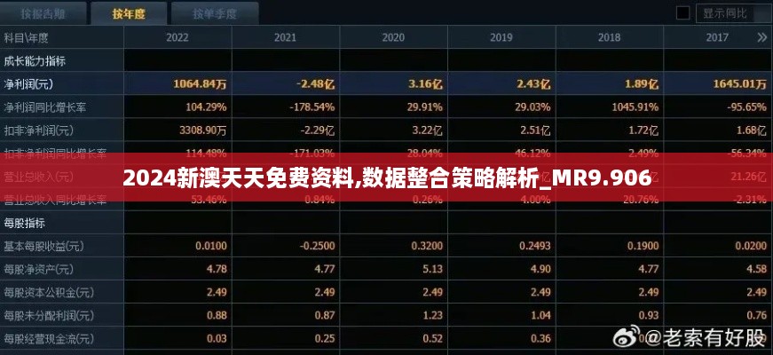 2024新澳天天免费资料,数据整合策略解析_MR9.906