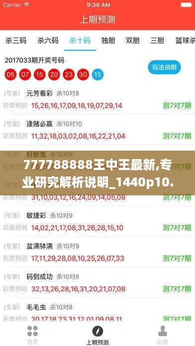 777788888王中王最新,专业研究解析说明_1440p10.342