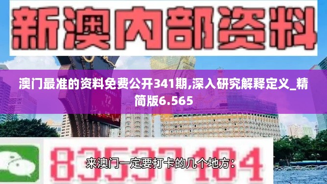 澳门最准的资料免费公开341期,深入研究解释定义_精简版6.565