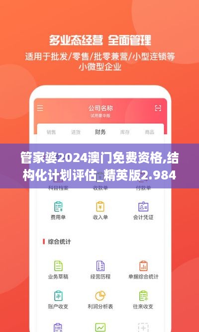 管家婆2024澳门免费资格,结构化计划评估_精英版2.984