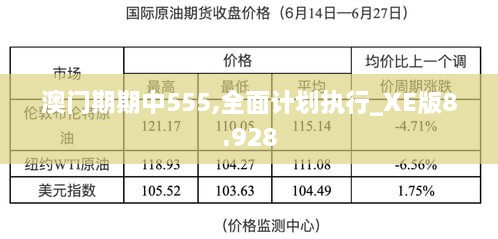 澳门期期中555,全面计划执行_XE版8.928