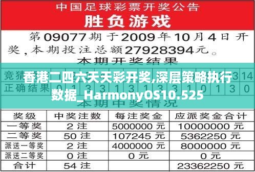 香港二四六天天彩开奖,深层策略执行数据_HarmonyOS10.525