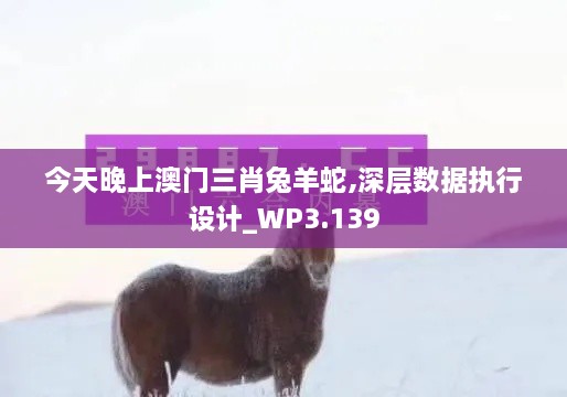 今天晚上澳门三肖兔羊蛇,深层数据执行设计_WP3.139