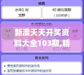 新澳天天开奖资料大全103期,精确分析解析说明_1440p7.929