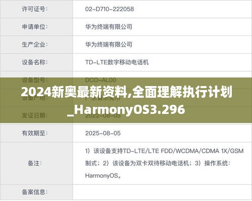 2024新奥最新资料,全面理解执行计划_HarmonyOS3.296