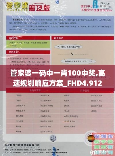 管家婆一码中一肖100中奖,高速规划响应方案_FHD4.912