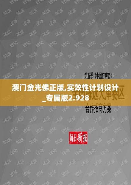 澳门金光佛正版,实效性计划设计_专属版2.928