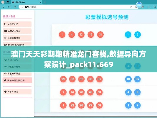 澳门天天彩期期精准龙门客栈,数据导向方案设计_pack11.669