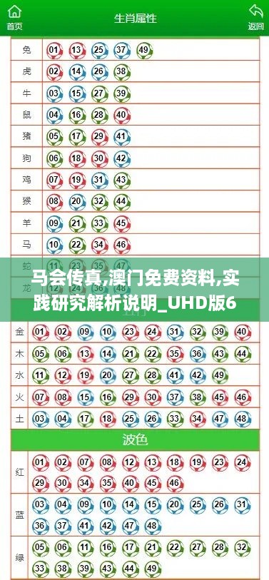 马会传真,澳门免费资料,实践研究解析说明_UHD版6.775