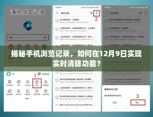 揭秘手机浏览记录，实时清除功能操作指南（12月9日版）