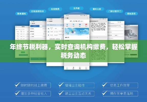 年终税务指南，机构缴费实时查询，轻松掌握节税利器