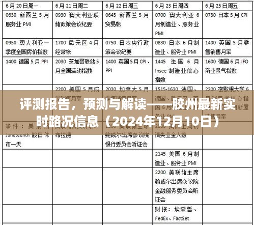 胶州最新实时路况评测报告及预测解读（2024年12月10日）