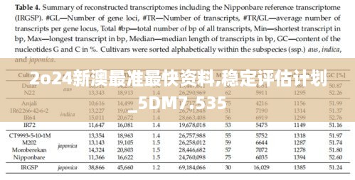 2o24新澳最准最快资料,稳定评估计划_5DM7.535