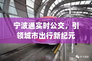 宁波实时公交引领城市出行新时代