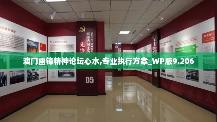 澳门雷锋精神论坛心水,专业执行方案_WP版9.206