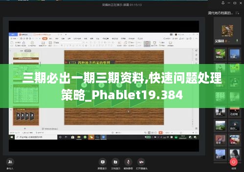 三期必出一期三期资料,快速问题处理策略_Phablet19.384