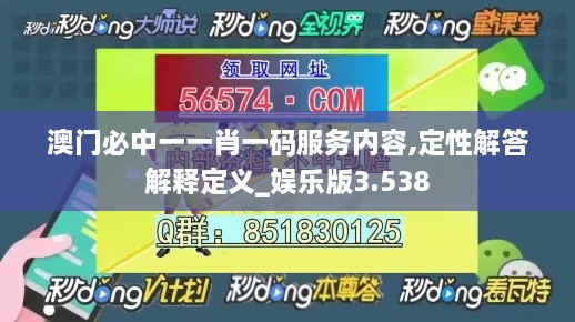 澳门必中一一肖一码服务内容,定性解答解释定义_娱乐版3.538