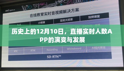 直播实时人数APP演变与发展，历史视角下的12月10日回顾