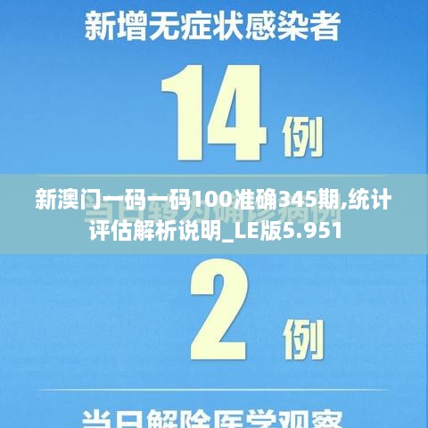 新澳门一码一码100准确345期,统计评估解析说明_LE版5.951