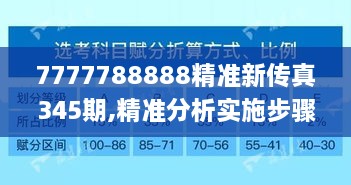 7777788888精准新传真345期,精准分析实施步骤_进阶版13.582