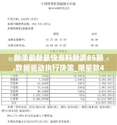 新澳最新最快资料新澳85期,数据驱动执行决策_限量款4.619