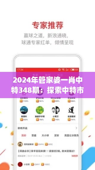 2024年管家婆一肖中特348期：探索中特市场的成长动力