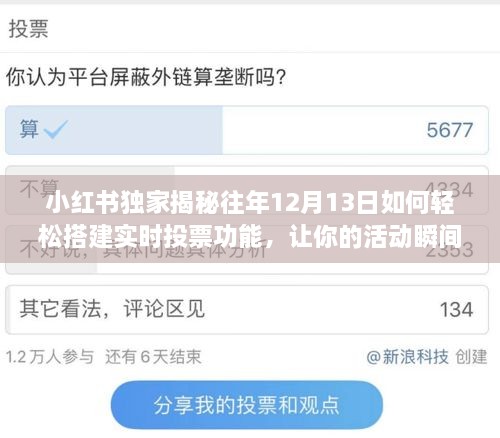 小红书独家指南，如何在往年12月13日轻松实现实时投票功能，瞬间点燃活动热情！